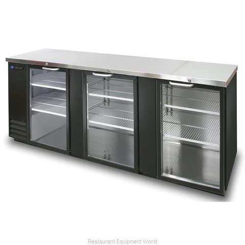 Master-Bilt MBBB95-G Back Bar Cabinet, Refrigerated