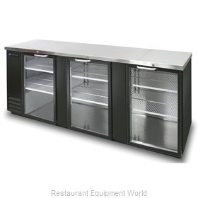 Master-Bilt MBBB95-G Back Bar Cabinet, Refrigerated
