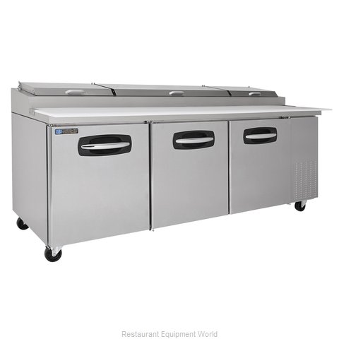 Master-Bilt MBPT93 Refrigerated Counter, Pizza Prep Table (Magnified)