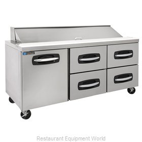 Master-Bilt MBSP72-18A-006 Refrigerated Counter, Sandwich / Salad Top
