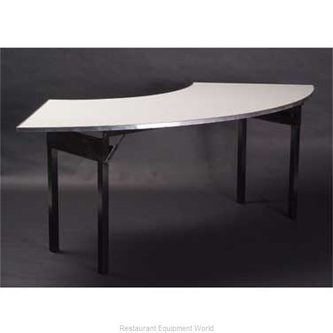 Maywood Furniture DFORIG10830CR6 Folding Table, Serpentine/Crescent