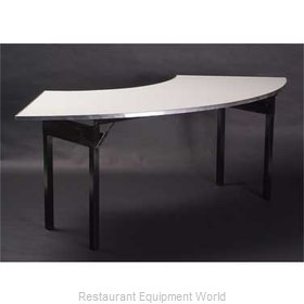 Maywood Furniture DFORIG9036CR5 Folding Table, Serpentine/Crescent