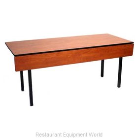 Maywood Furniture DLTRAIN2472 Folding Table, Rectangle