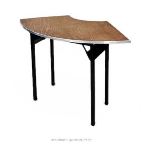 Maywood Furniture DPORIG10836CR6 Folding Table, Serpentine/Crescent