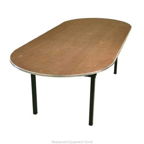 Maywood Furniture DPORIG3672RACE Folding Table, Oval