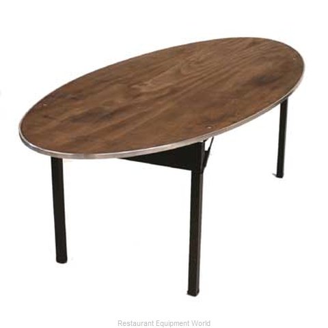 Maywood Furniture DPORIG4884OVAL Folding Table, Oval