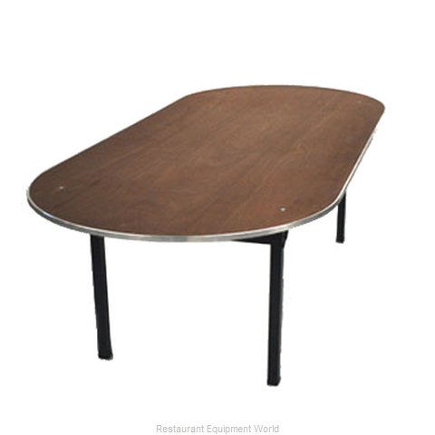 Maywood Furniture DPORIG6072RACE Folding Table, Oval