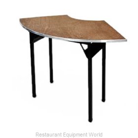 Maywood Furniture DPORIG7236CR4 Folding Table, Serpentine/Crescent