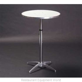 Maywood Furniture MF24RDPEDADJ Table, Indoor, Adjustable Height