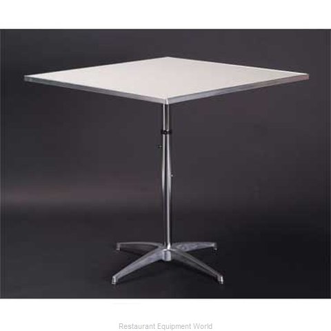 Maywood Furniture MF24SQPEDADJ Table, Indoor, Adjustable Height (Magnified)