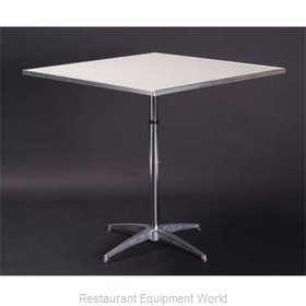 Maywood Furniture MF24SQPEDADJ Table, Indoor, Adjustable Height