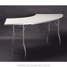 Maywood Furniture MF4830CR4 Folding Table, Serpentine/Crescent