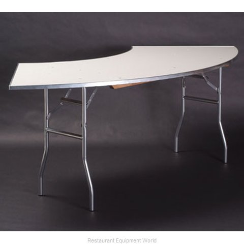 Maywood Furniture MF4836CR4 Folding Table, Serpentine/Crescent