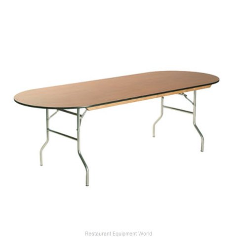 Maywood Furniture ML3072RACE Folding Table, Oval