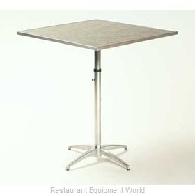 Maywood Furniture ML36SQPEDADJ Table, Indoor, Adjustable Height