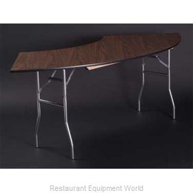 Maywood Furniture ML4830CR4 Folding Table, Serpentine/Crescent