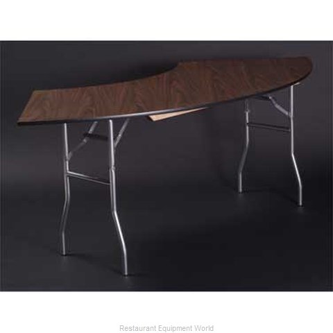 Maywood Furniture ML4836CR4 Folding Table, Serpentine/Crescent