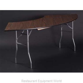 Maywood Furniture ML4836CR4 Folding Table, Serpentine/Crescent