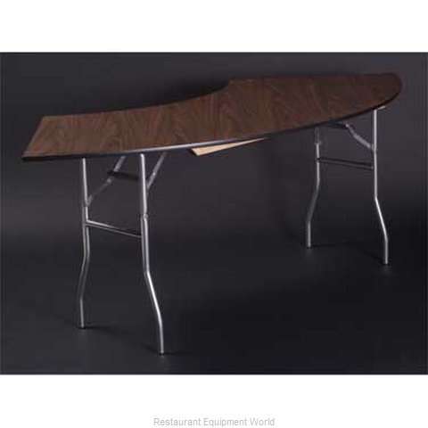 Maywood Furniture ML7236CR4 Folding Table, Serpentine/Crescent