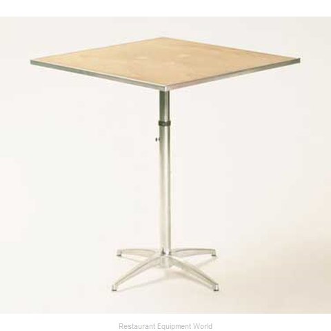 Maywood Furniture MP24SQPEDADJ Table, Indoor, Adjustable Height