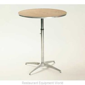 Maywood Furniture MP36RDPEDADJ Table, Indoor, Adjustable Height