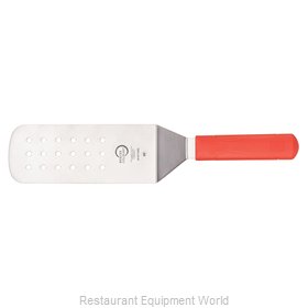 Mercer Culinary M18710RD Turner, Perforated, Stainless Steel