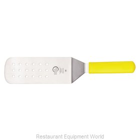 Mercer Culinary M18710YL Turner, Perforated, Stainless Steel