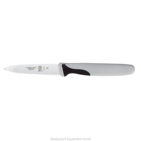 Mercer Culinary M33911B 4 Blue Non-Stick Paring Knife with Sheath