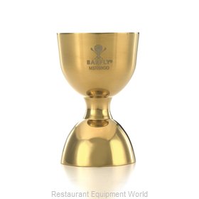 Barfly M37069GD 2.5 oz. Gold-Plated Measuring Jigger