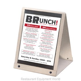 Menu Solutions ATT2RV-B Tabletop Sign, Tent / Menu