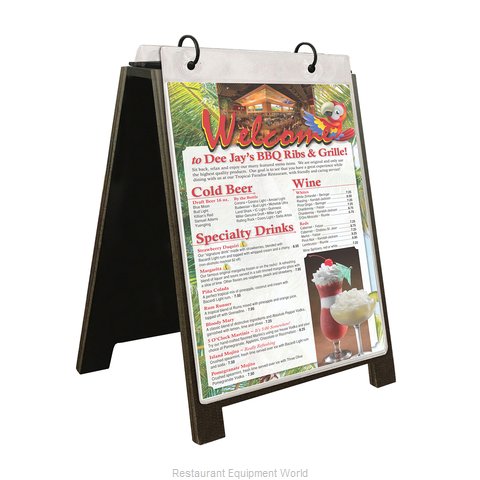 Menu Solutions HBSDFLIP-A Tabletop Sign, Tent / Menu