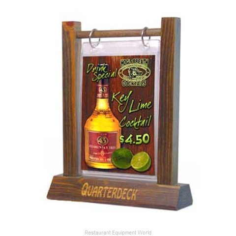 Menu Solutions WFT2S-B Tabletop Sign, Tent / Menu