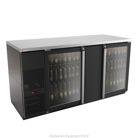 Micro Matic MBB68G-E Back Bar Cabinet, Refrigerated