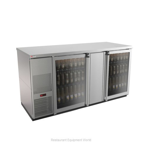 Micro Matic MBB68GS-E Back Bar Cabinet, Refrigerated