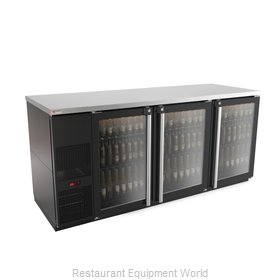 Micro Matic MBB78G-E Back Bar Cabinet, Refrigerated