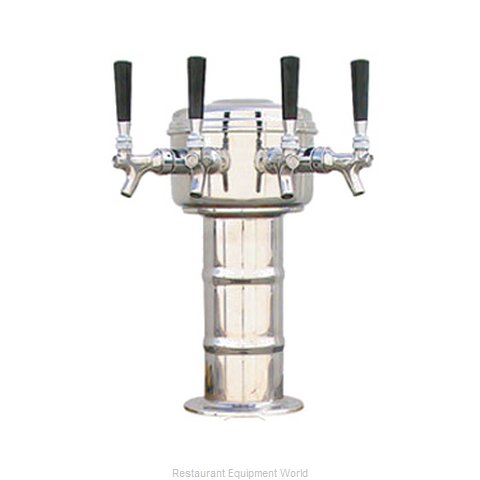 Micro Matic MTM-4PSS Draft Beer Dispensing Tower