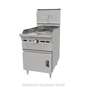 Montague Company 24-18 Range, Wok, Gas