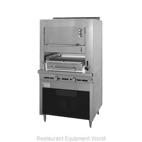 Montague Company 36W36 Broiler, Deck-Type, Gas