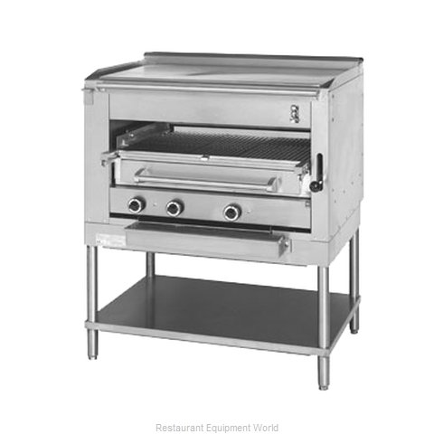 Montague Company C36SHBPL Broiler, Deck-Type, Gas