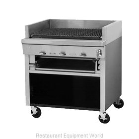 Montague Company UFS-24C Charbroiler, Gas, Floor Model