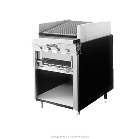 Montague Company UFS-24R Charbroiler, Gas, Floor Model