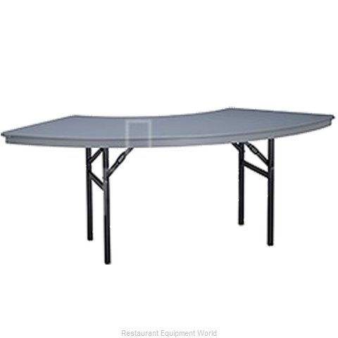 MTS Seating 445-3060CR Folding Table, Serpentine/Crescent