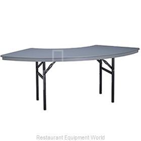 MTS Seating 445-3060CR Folding Table, Serpentine/Crescent