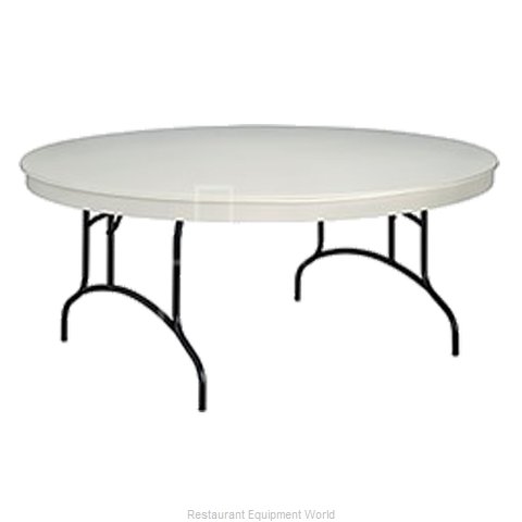 MTS Seating 445-72RD-AL Folding Table, Round