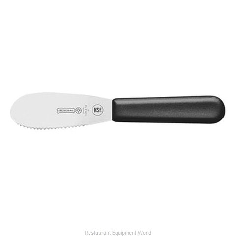 Sandwich Spreader, 3-1/2, White, Stainless Steel, Polypropylene Handle,  Mundial W5688-3 1/2