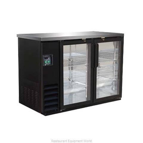 MVP Group IBB49-2G-24 Back Bar Cabinet, Refrigerated