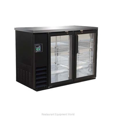 MVP Group IBB61-2G-24 Back Bar Cabinet, Refrigerated