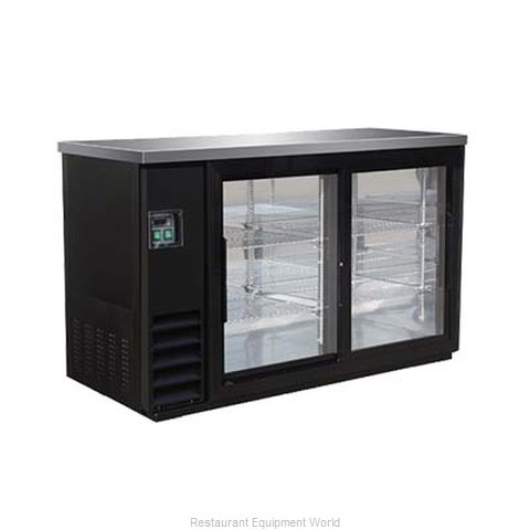 MVP Group IBB61-2G-24SD Back Bar Cabinet, Refrigerated