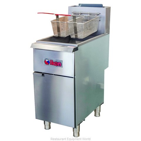 MVP Group IGF-40/50-NG Fryer, Gas, Floor Model, Full Pot