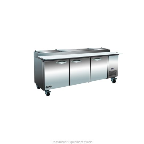 MVP Group IPP94-2D Refrigerated Counter, Pizza Prep Table